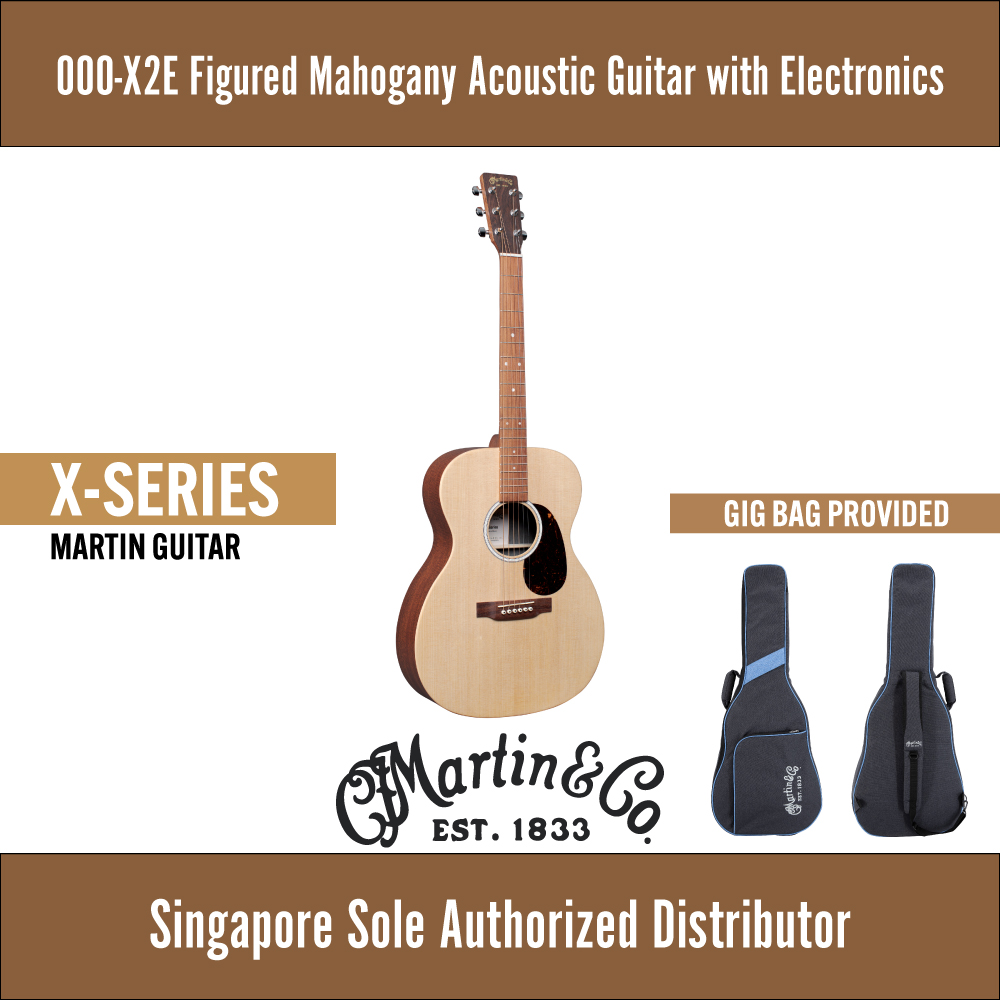 Martin 000-X2E X-Series Sitka Spruce Top Acoustic Guitar with Fishman Electronics